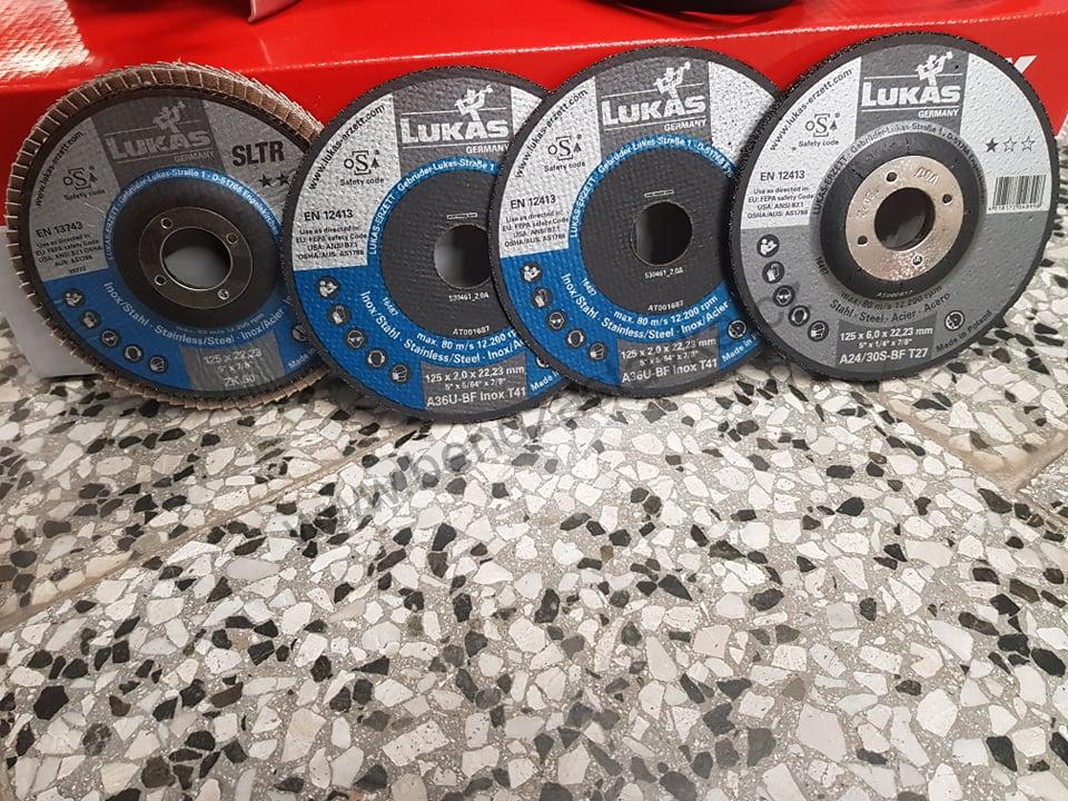 Flex úhlová bruska 1000 W, 125mm -  L1001 - FLEX + 4ks kotouče 