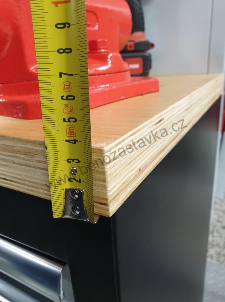 Dílenská stěna FERVI - 2640x498x2000 mm