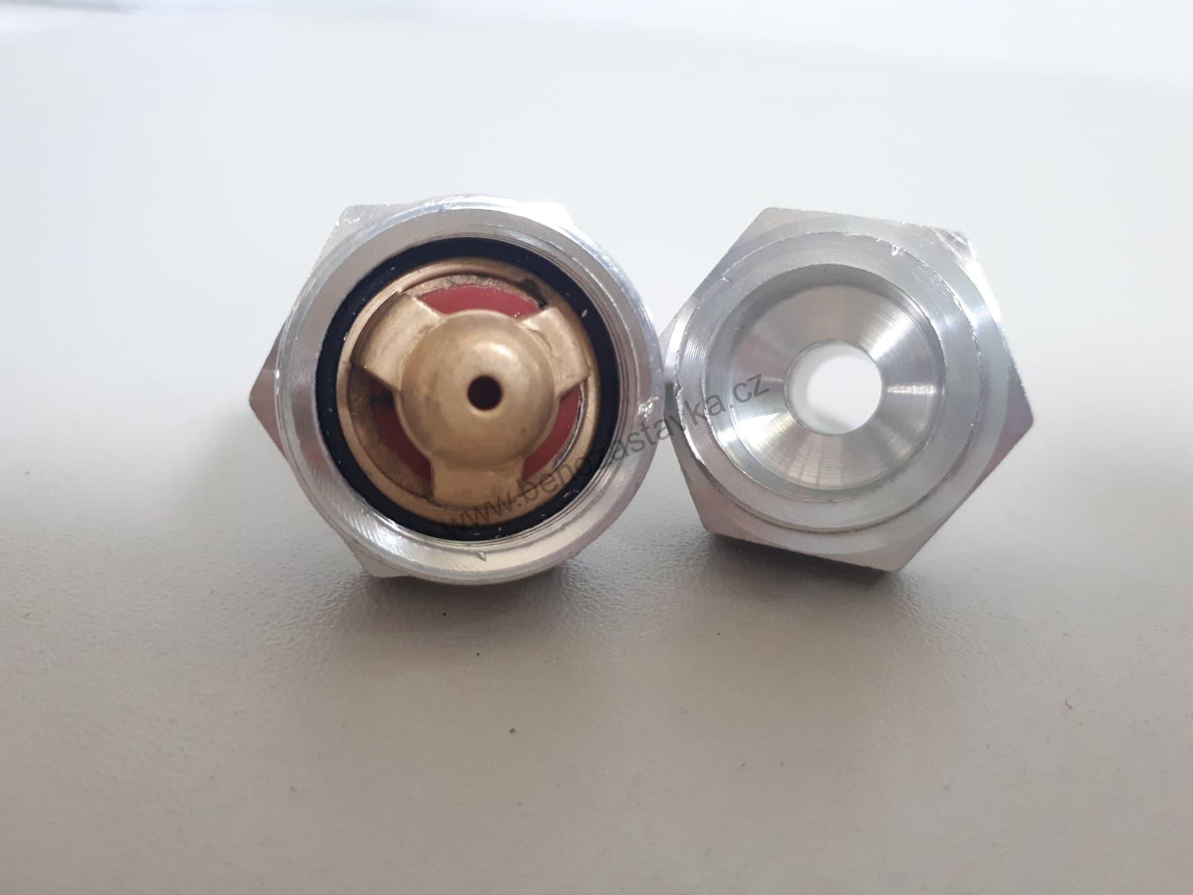 Zpětný palivový ventil - 10x10mm - 10/72/26 mm 