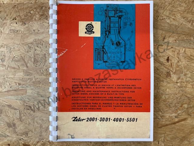 German - Betriebs- und Wartungsanleitung für Zetor 2001 3001 4001 5501