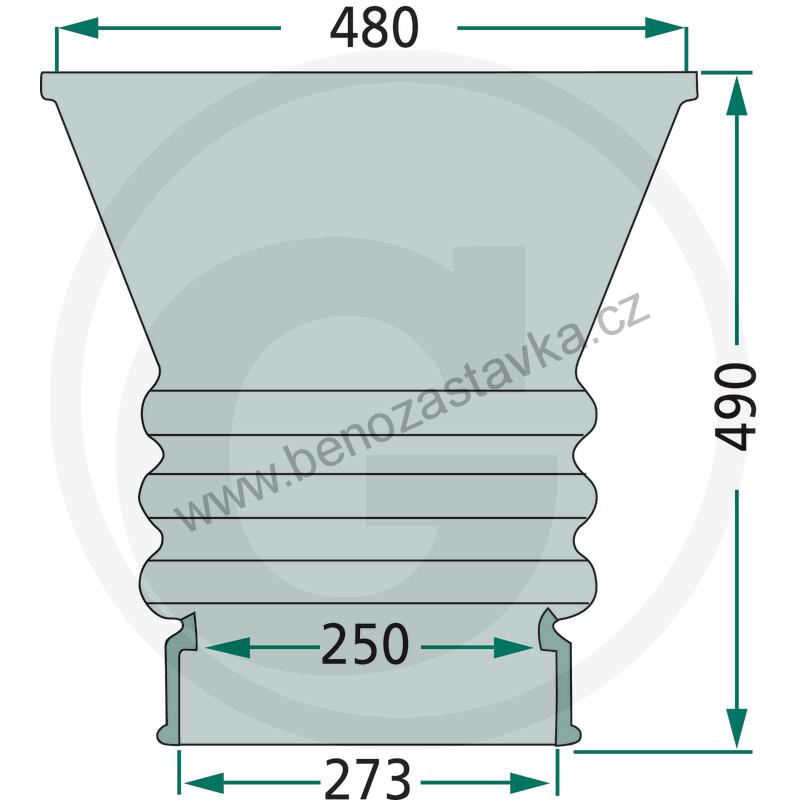 Dokovací nálevka 6" GRANIT