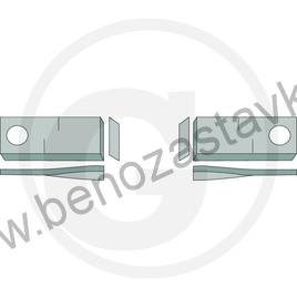 Nože pro bubnový žací stroj - Granit 94x48 levý