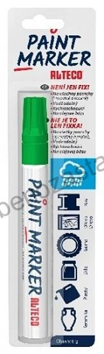 Fixa, popisovač ALTECO Paint Marker zelený