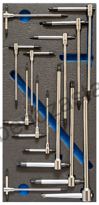 FERVI sada T- klíče vratidlové TORX 1/3