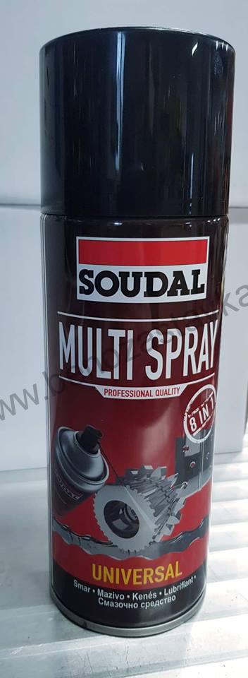 Soudal - MULTI SPREJ  8v1 - 400ml  Multi spray
