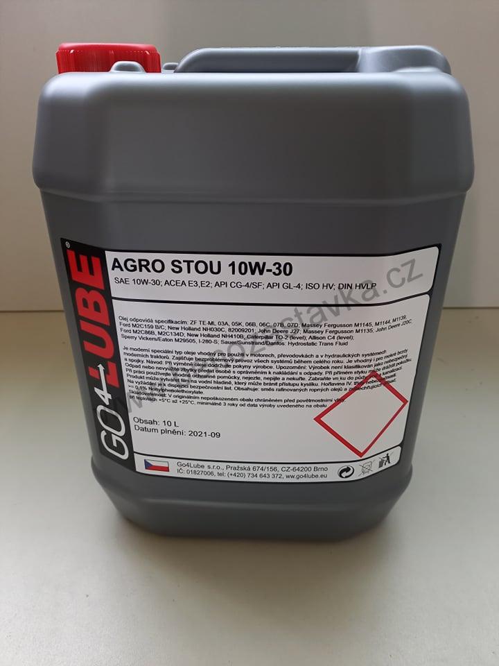 10Litrů - Multifunkční olej - AGRO STOU - Go4Lube