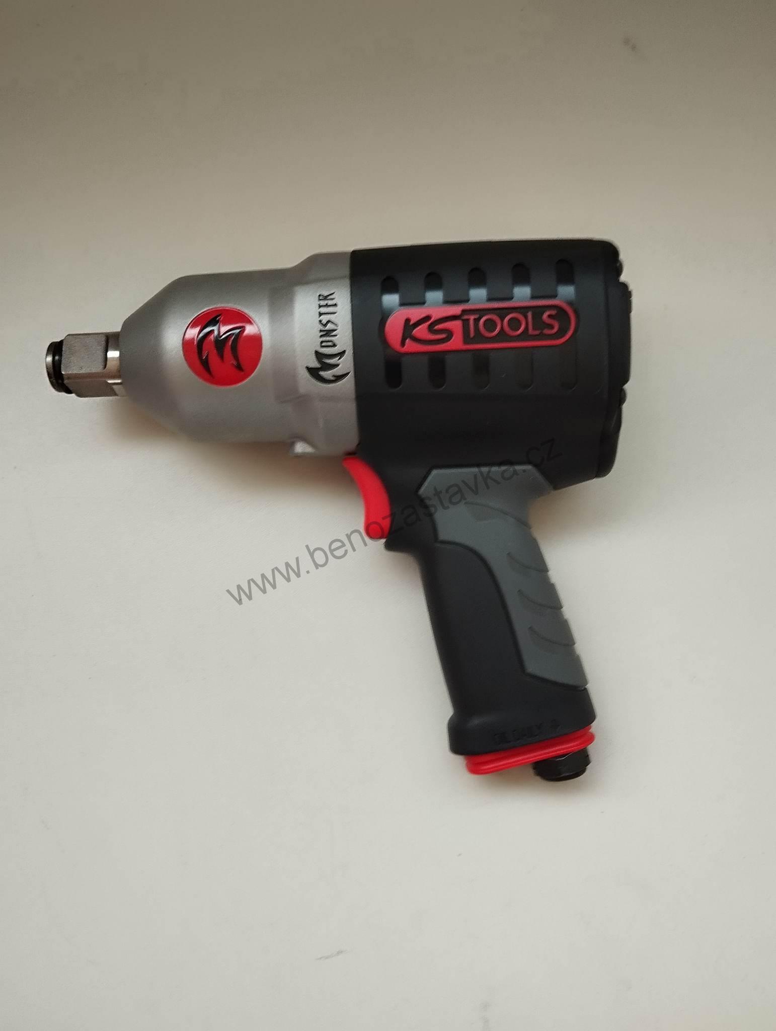 Pneumatický rázový klíč, utahovák 3/4" KS Tools, edice MONSTER