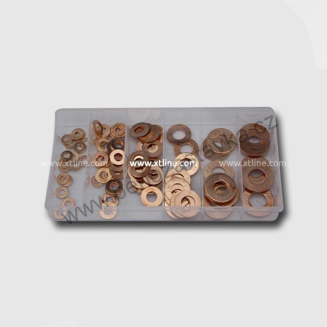 Sada měděných podložek - sada 110ks