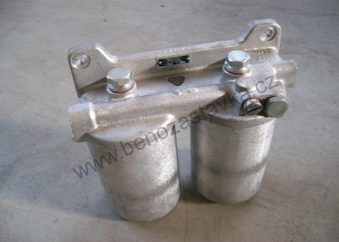 Dvoustupňový jednoduchý čistič oleje, kompletní sítka - Zetor URI