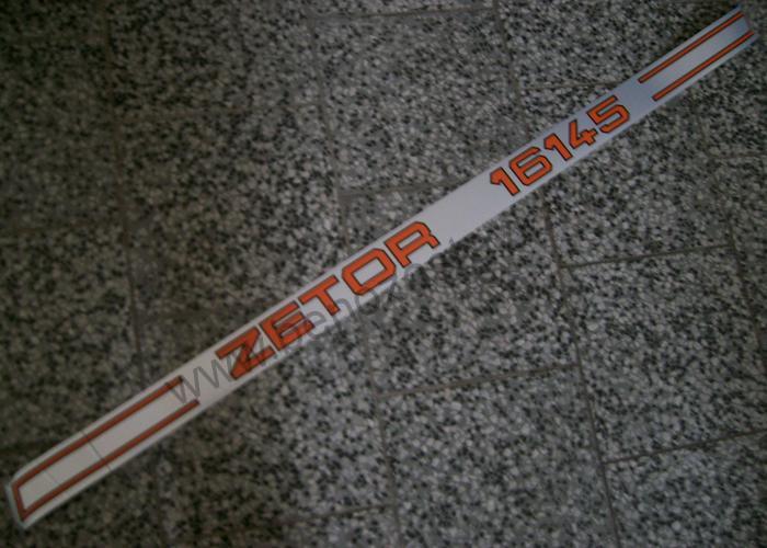 Nápis Zetor 16145 levý