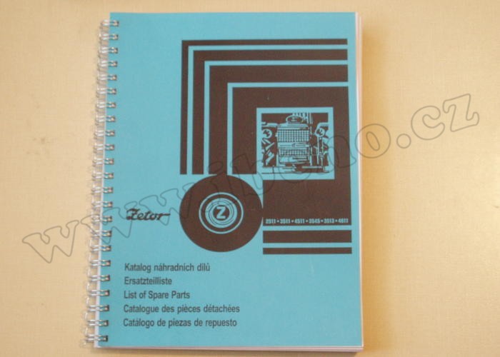 Katalog náhradních dílů Zetor 2511 3511 4511 3545 3513 4611