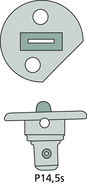 GRANIT Halogenová žárovka P 14,5s H1