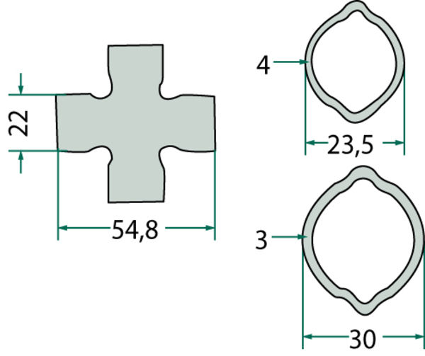 Kardan Weasler - Kloubová hřídel - 1010mm - 6 zubů - G1/G2 - F21