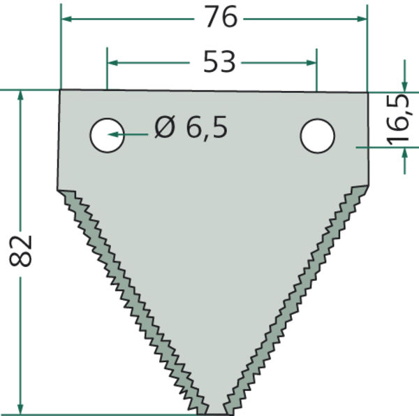 Žabka - 53x82x6,5 - pro Agco/Case IH/Dronningborg/MF