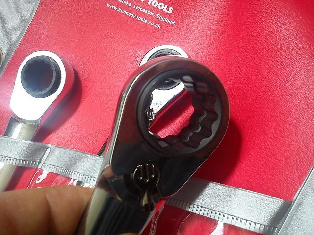 Sada ráčnových očkoplochých klíčů - KENNEDY - 12 velikostí ve 4 klíčích 