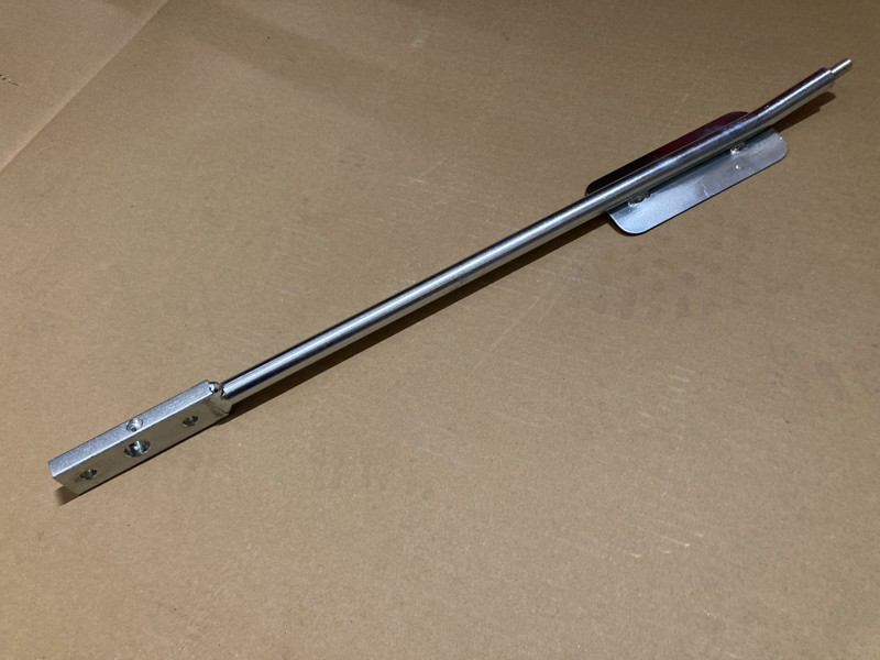 Páka uzávěrky diferenciálu s navařenou kolenní opěrkou - Zetor 25 A/K