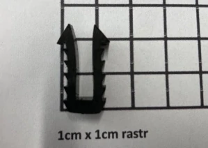 Těsnící profil pro spoj čelního a šikmého skla - Zetor 25 A/K