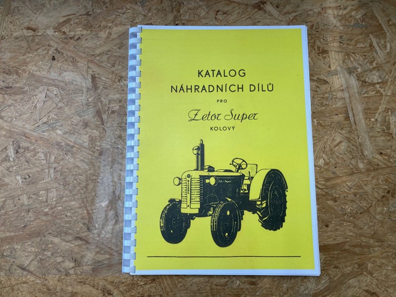 Katalog náhradních dílů Zetor Super 35 kolový