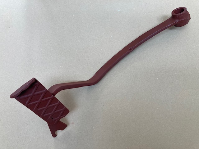 Nožní páka brzdy pravá se západkou - REPAS - Zetor 25 A/K