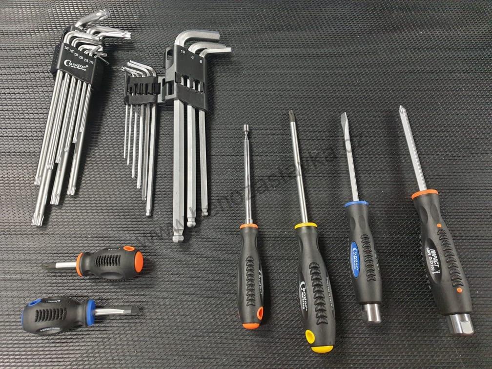 Modul šroubováků a klíčů + imbusy - úderové provedení 5x PL + 4X PH + 6X TX - CONDOR