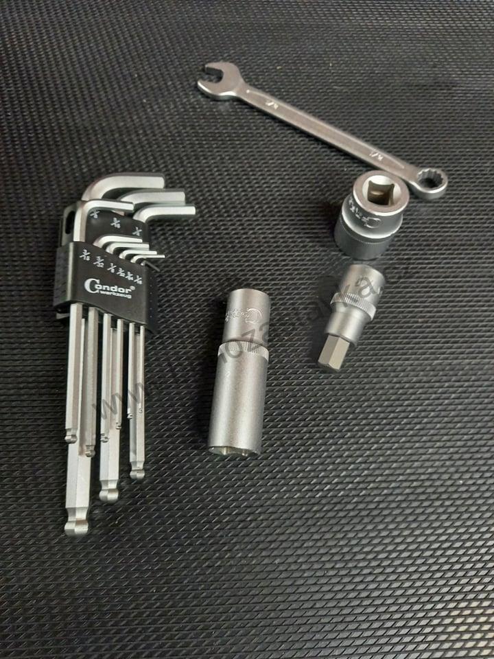 Modu 2/3l - sada palcových hlavic a klíčů - 1/4+3/8+1/2",  81 kusů - CONDOR