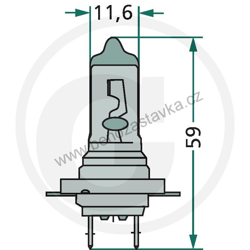 Halogenová Žárovka H7 - 12V/55W - Granit