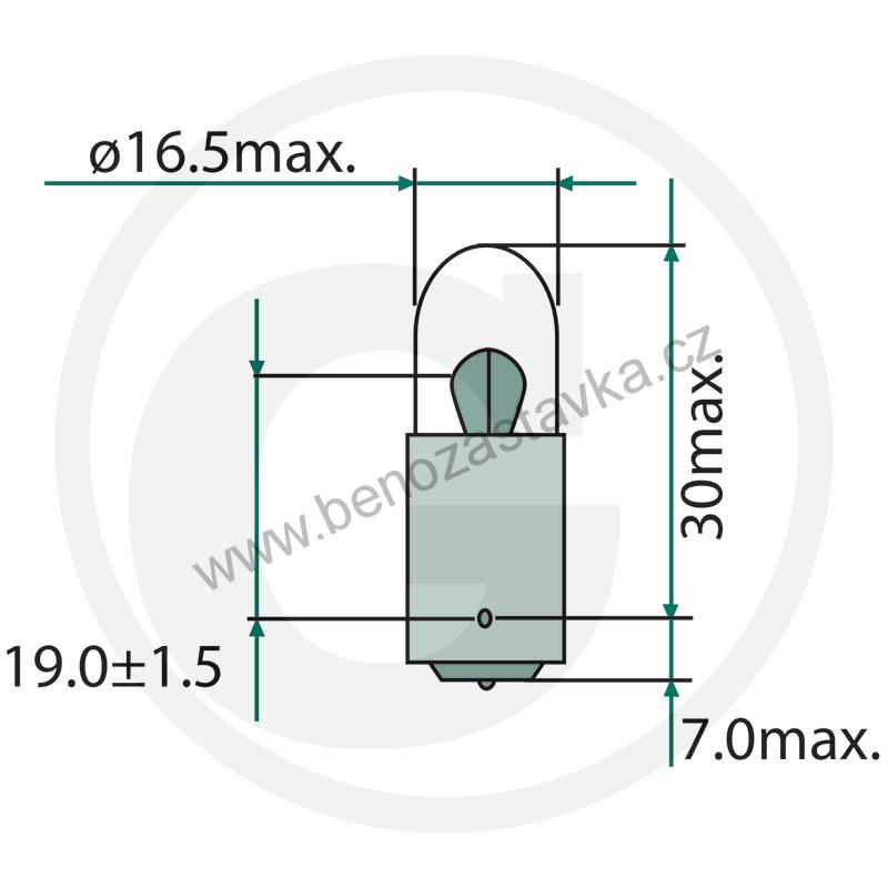 GRANIT Žárovka 24V/5W - 10ks