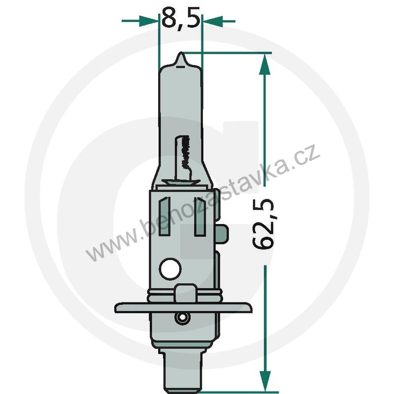 GRANIT Halogenová Žárovka H1 24V/70W 
