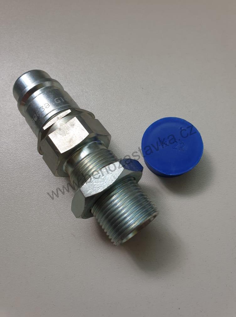 Hydraulická rychlospojka M22x1,5 samec KSS15L3 DN12-GB3