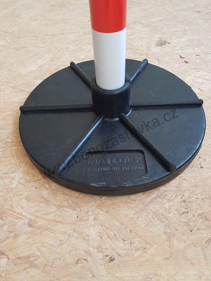 Podstava pro tyč pro závěs na řetěz - 34.5mm x 34.5mm x 1.5mm