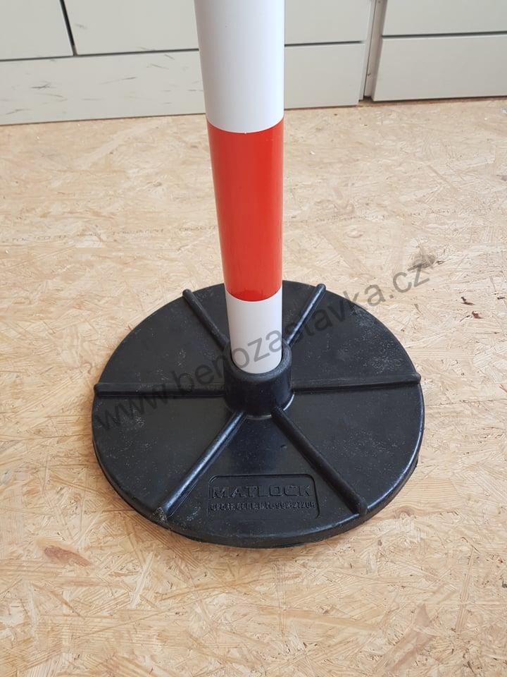 Podstava pro tyč pro závěs na řetěz - 34.5mm x 34.5mm x 1.5mm