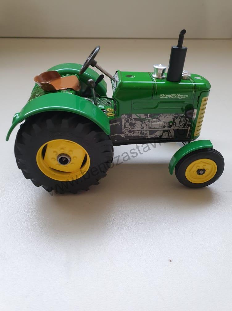 Plechový model traktor ZETOR 50 SUPER - zelený - KOVAPCZ