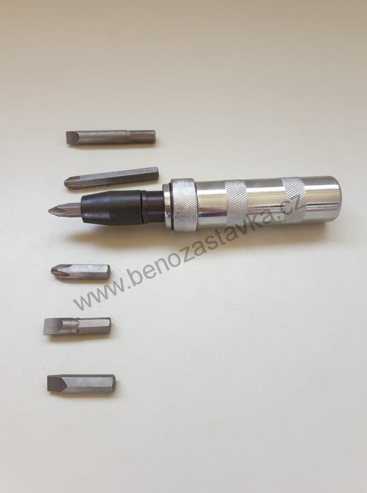 Rázový šroubovák 1/2" + 5/16" CONDOR - Sada 6 bitů