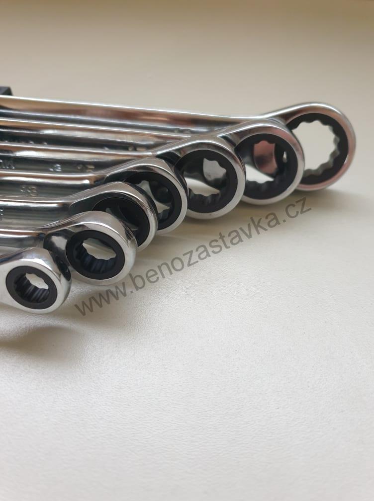 Sada ráčnových klíčů/leštěné - 8^19 mm - FERVI