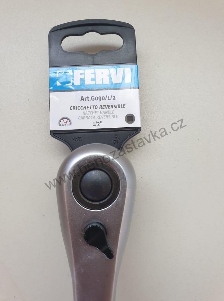 Ráčna ergonomická 1/2" 90 zubů - FERVI