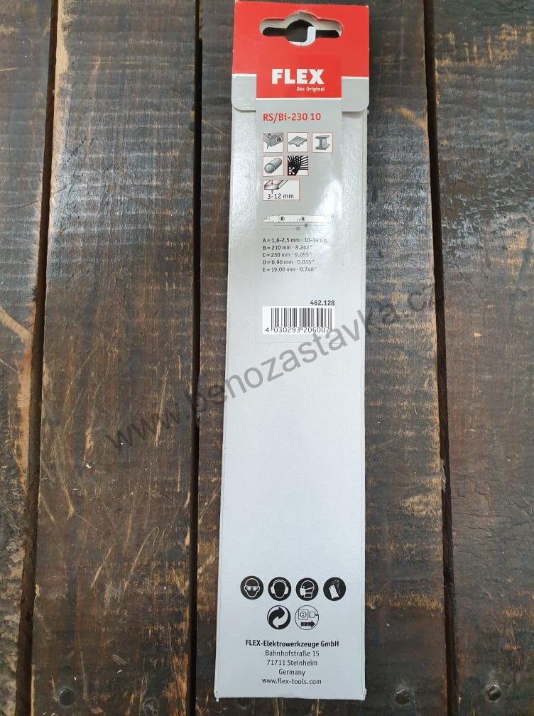 Plátek pro šavlové pily /KOV, DŘEVO, PLAST/ RS/Bi-230 10 VE5 - FLEX