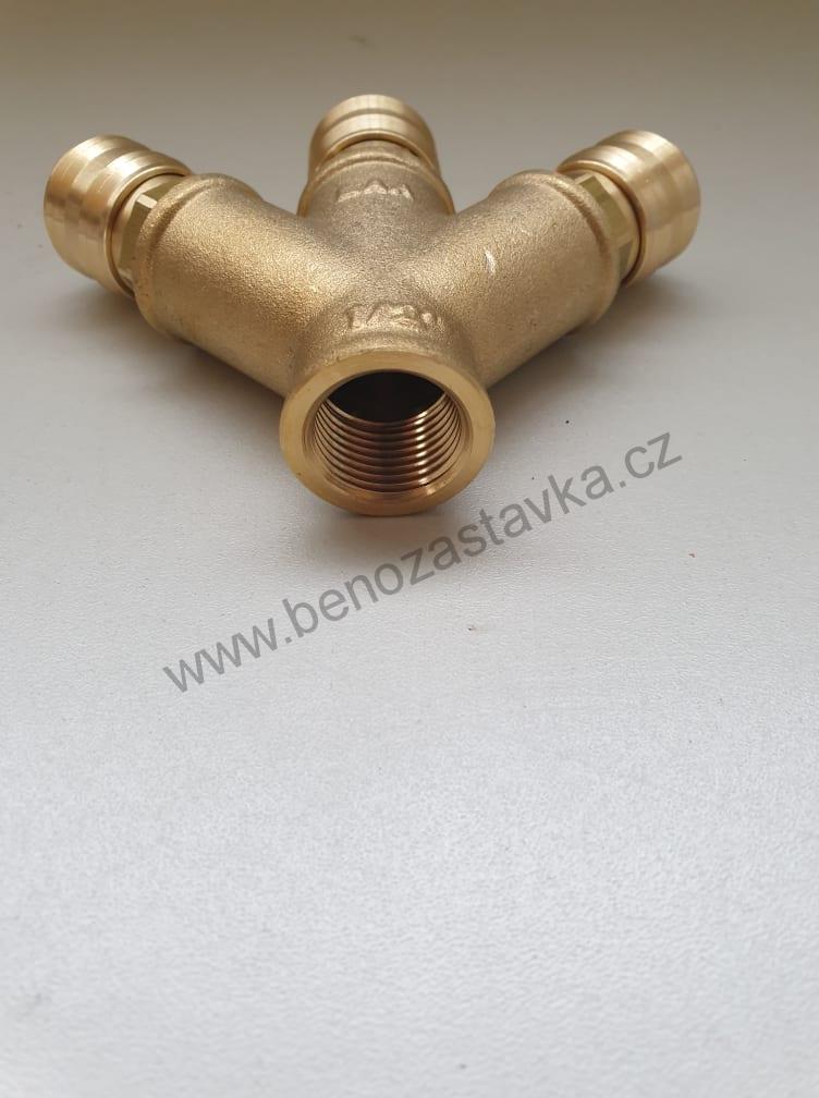 Roztrojka 1/2" s rychlospojkami