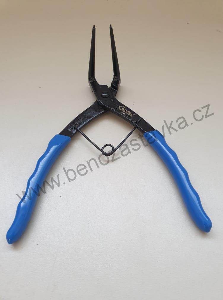 Segrové kleště dlouhé, zahnuté - 90°, 185mm