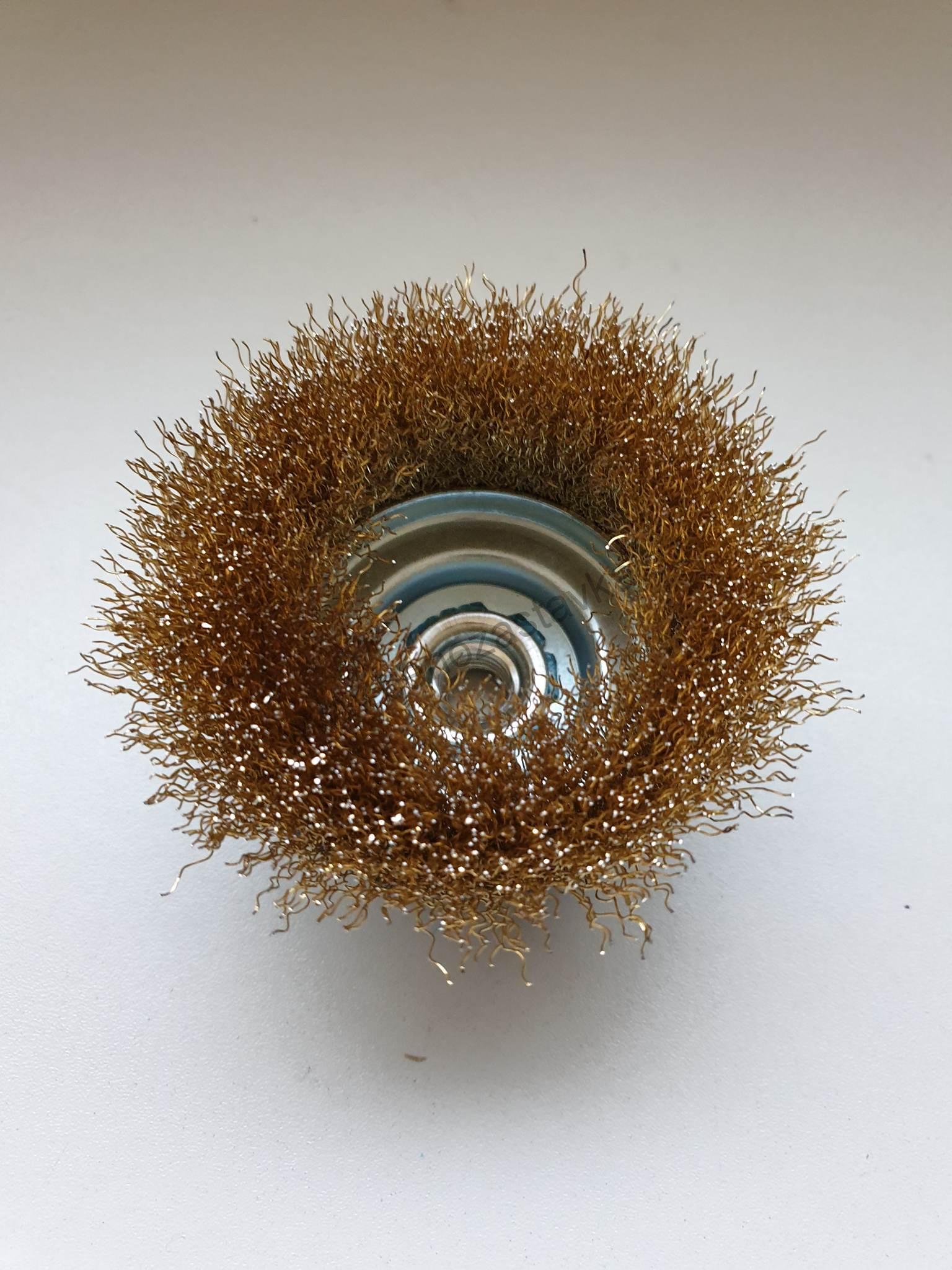 Kartáč hrnkový - vlnitý (100 mm x M14)