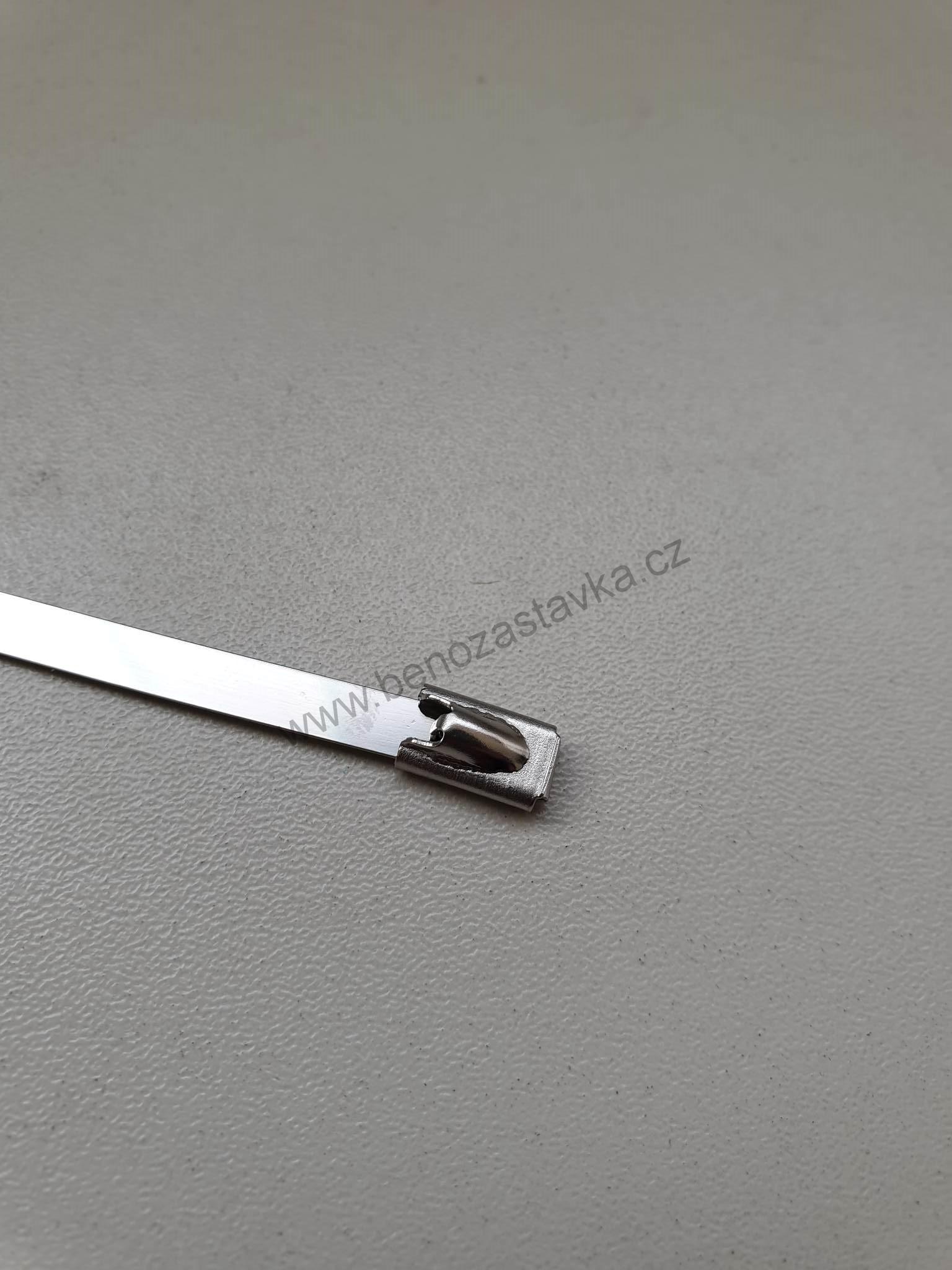 Pásky stahovací nerezové 250x4,6mm 50ks