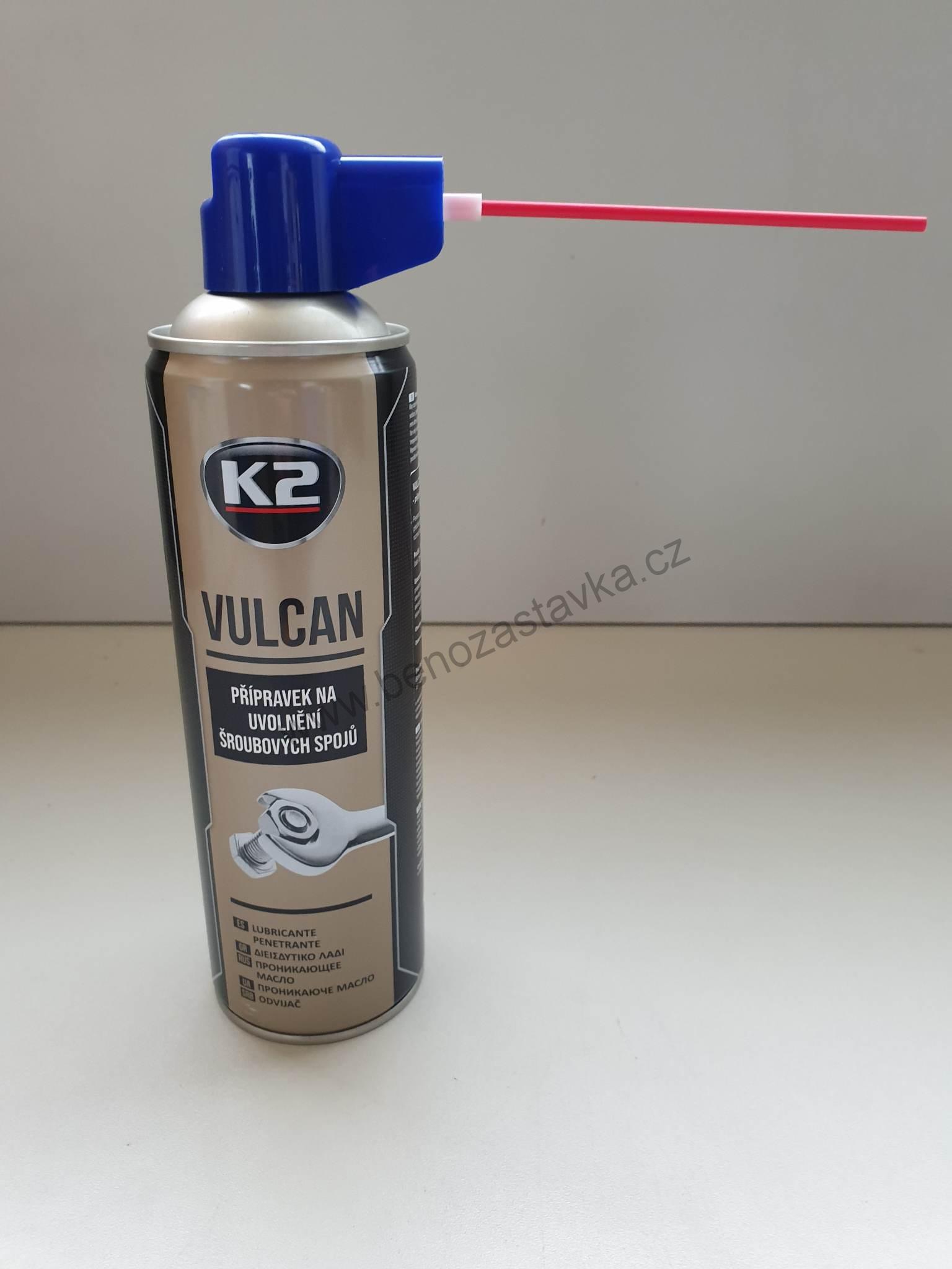 500ml - Uvolňovač zarezlých spojů K2 VULCAN
