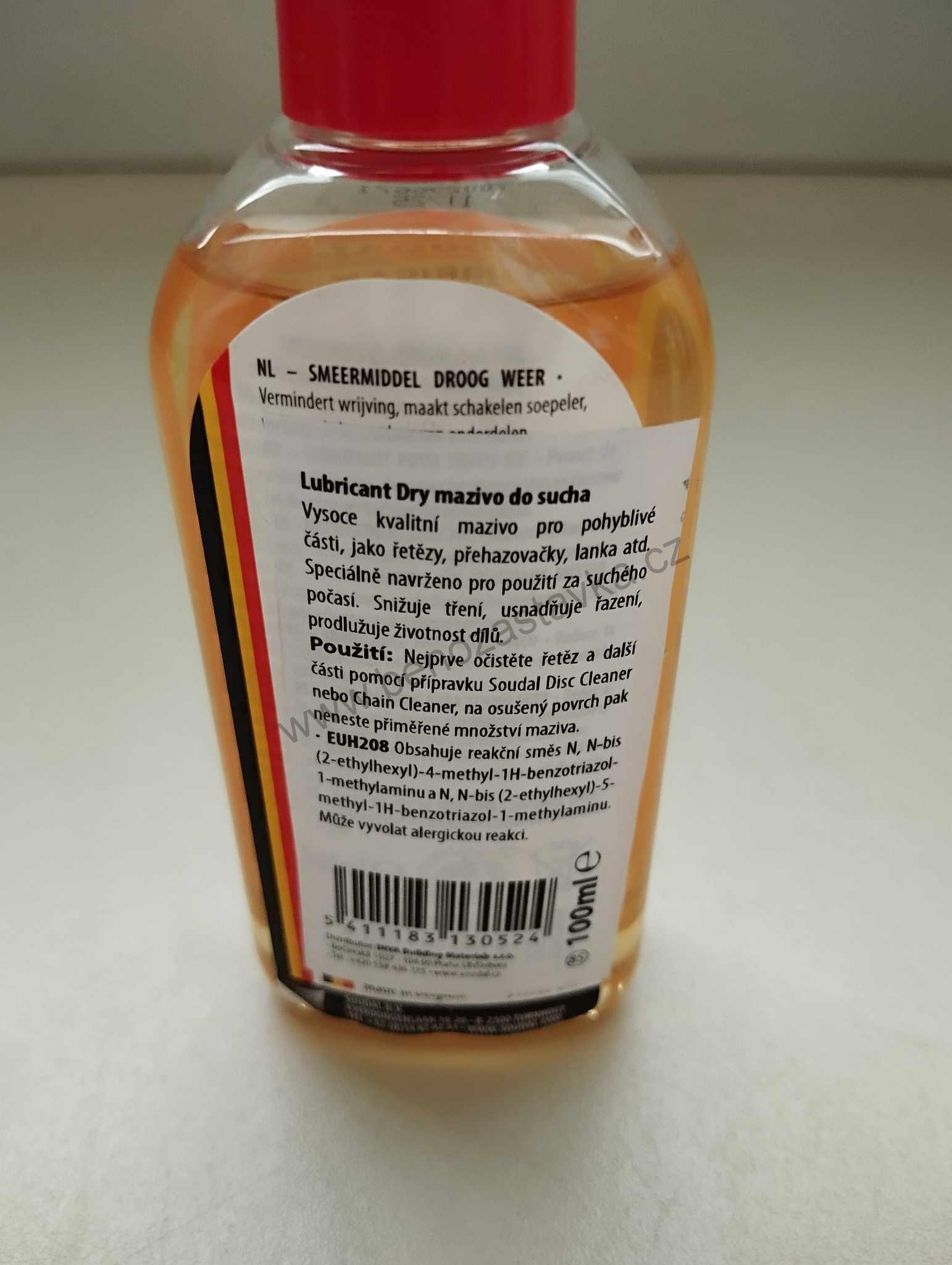 Mazivo do sucha 100ml LUBRICANT DRY