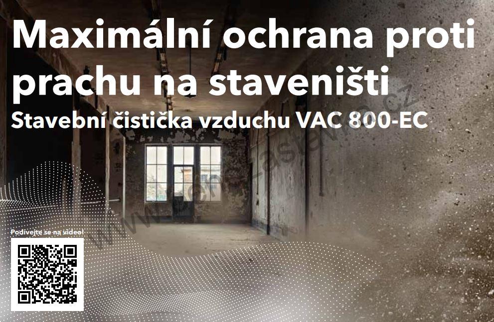 Stavební čistička vzduchu VAC 800-EC - FLEX