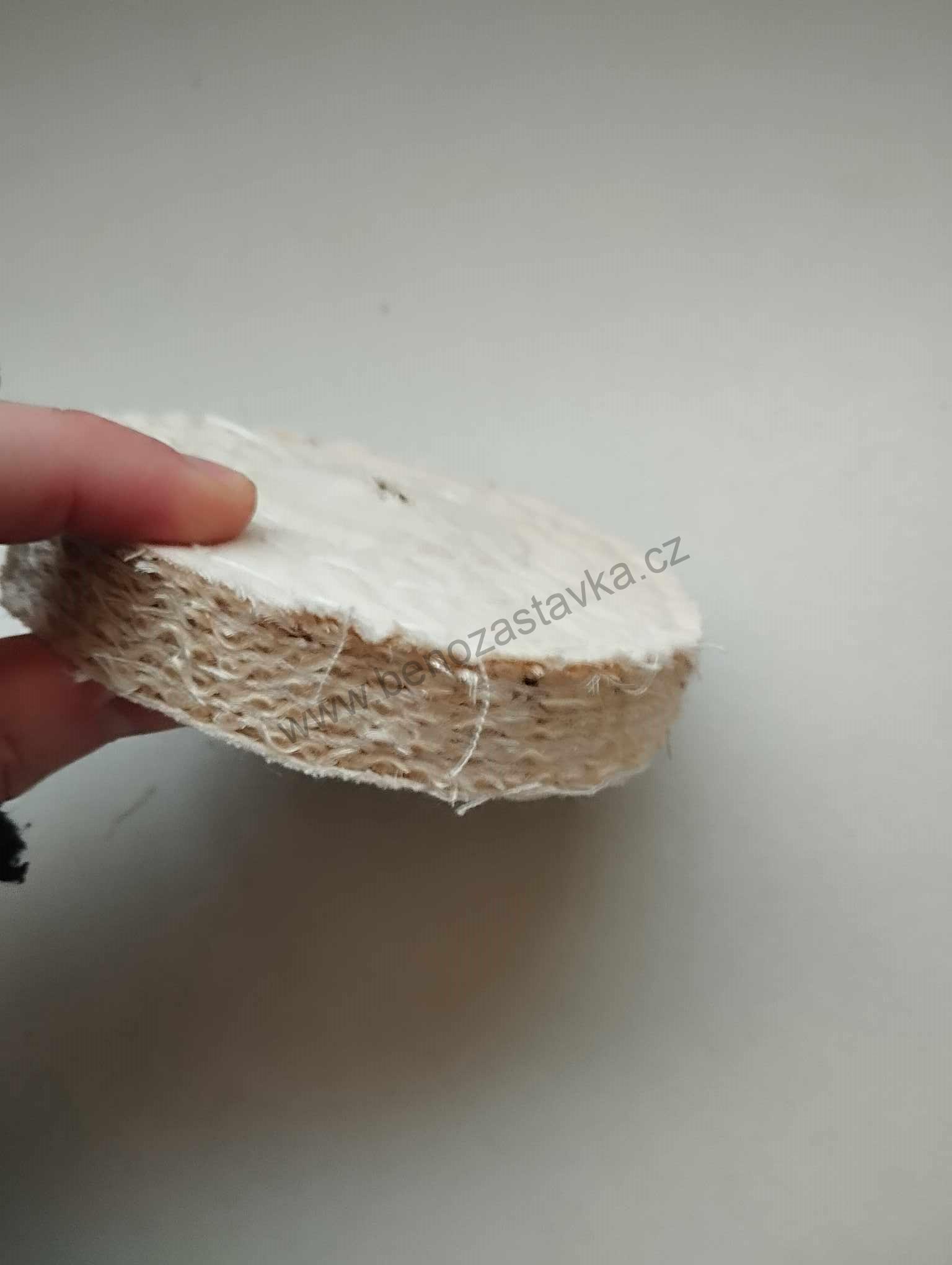Leštící kotouč Sisal/bavlna 100x20x8mm