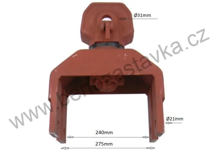 Nosič závěsu úplný na šrouby