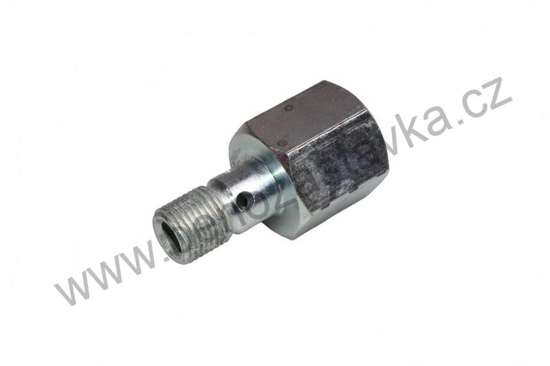 Šroub průtokový 5.5 - M10x1 - jímka pro el. čidlo - Zetor, JCB