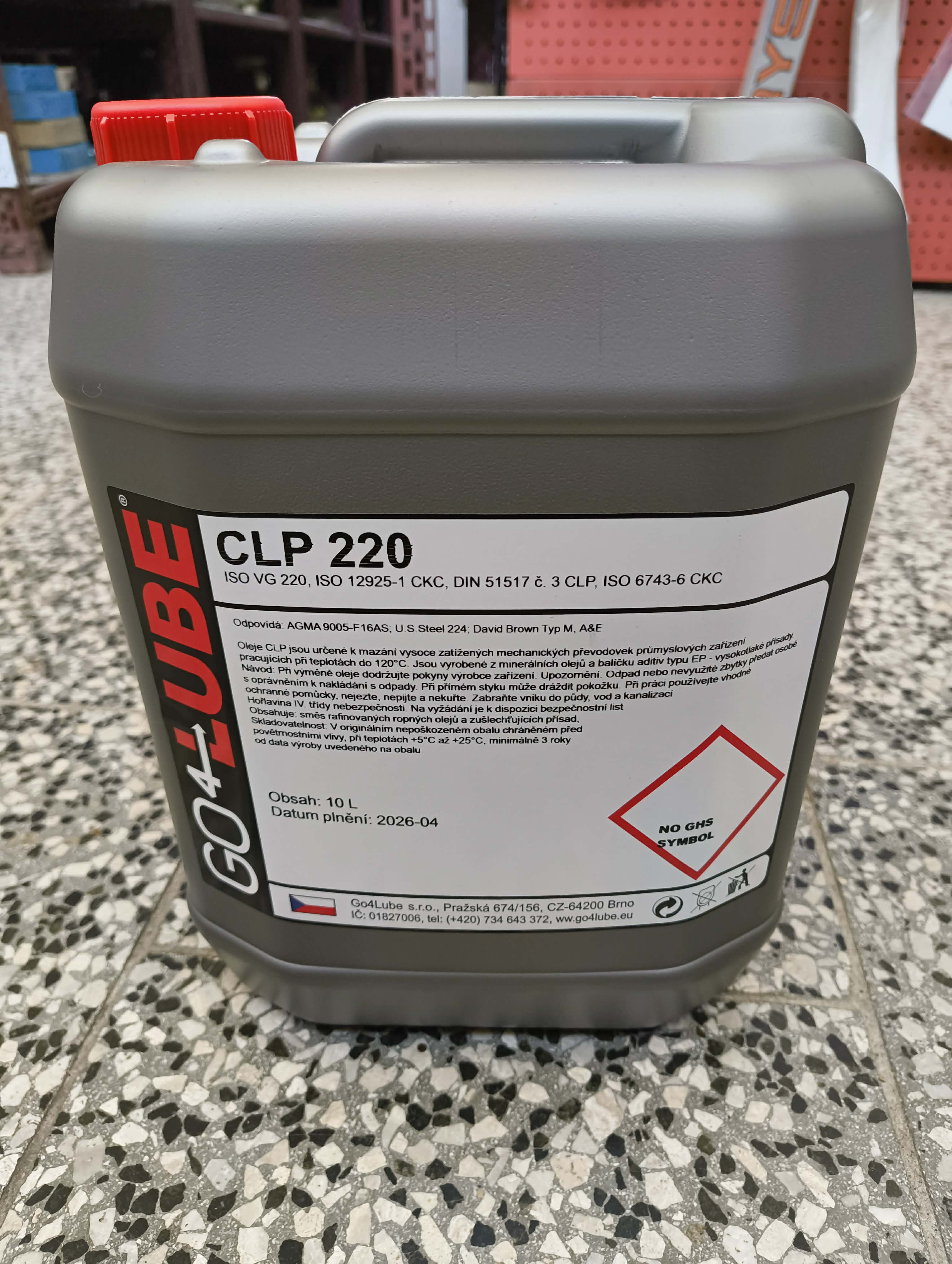 10Litrů - Převodový olej CLP 220
