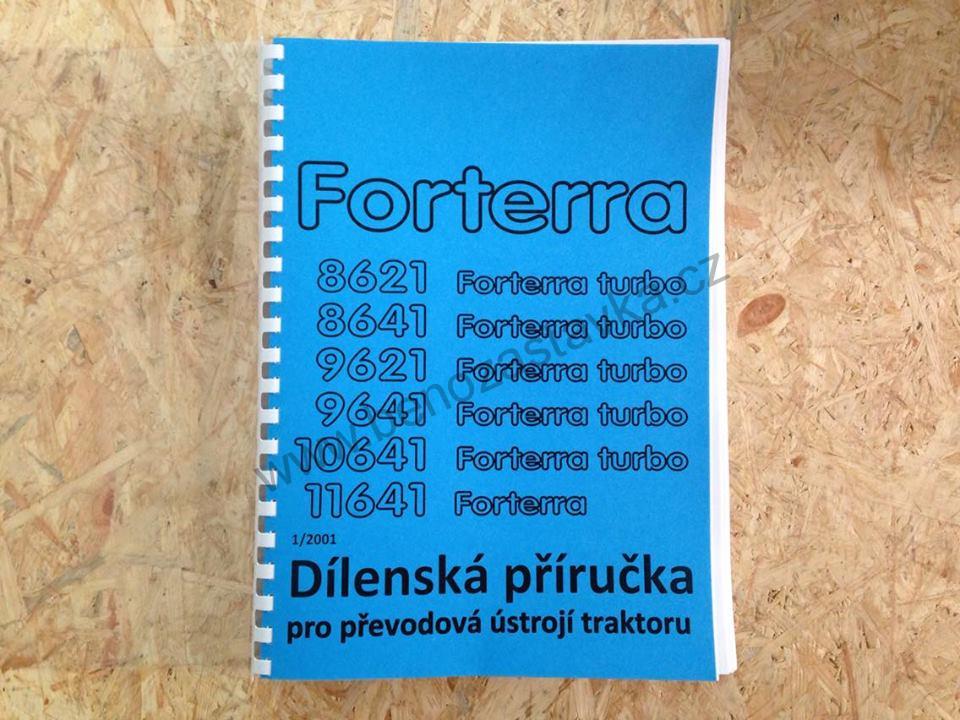 Dílenská příručka Zetor Forterra 8621 8641 9621 9641 10641 11641 pro převodovku