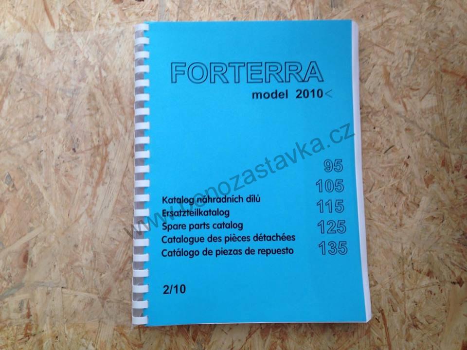 Katalog náhradních dílů Zetor Forterra 95 105 115 125 135 model 2010