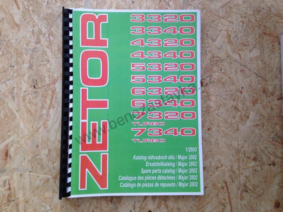 Katalog dílů Zetor 3320 3340 4320 4340 5320 5340 5340 H 6320 6340 7320 7340 T